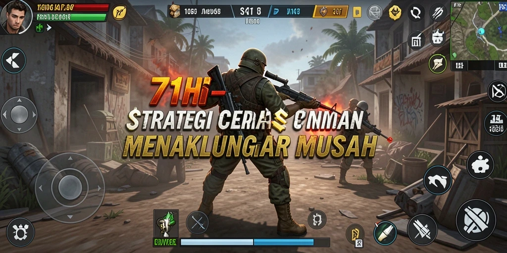 Screenshot gameplay 71H menampilkan pertarungan strategis yang intens.