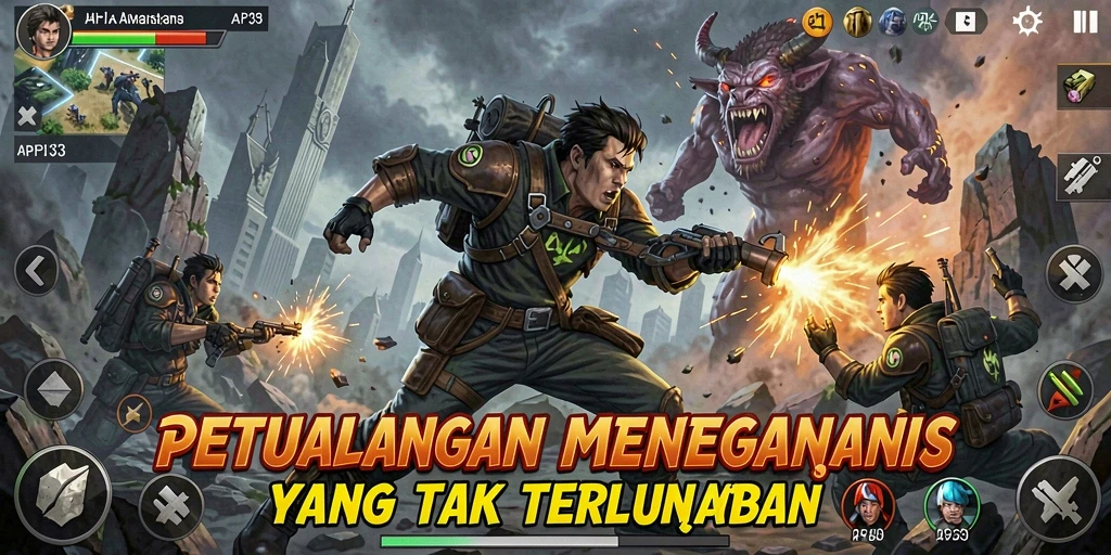 Tangkapan layar dari gameplay <strong>API33</strong> yang seru dan mendebarkan.
