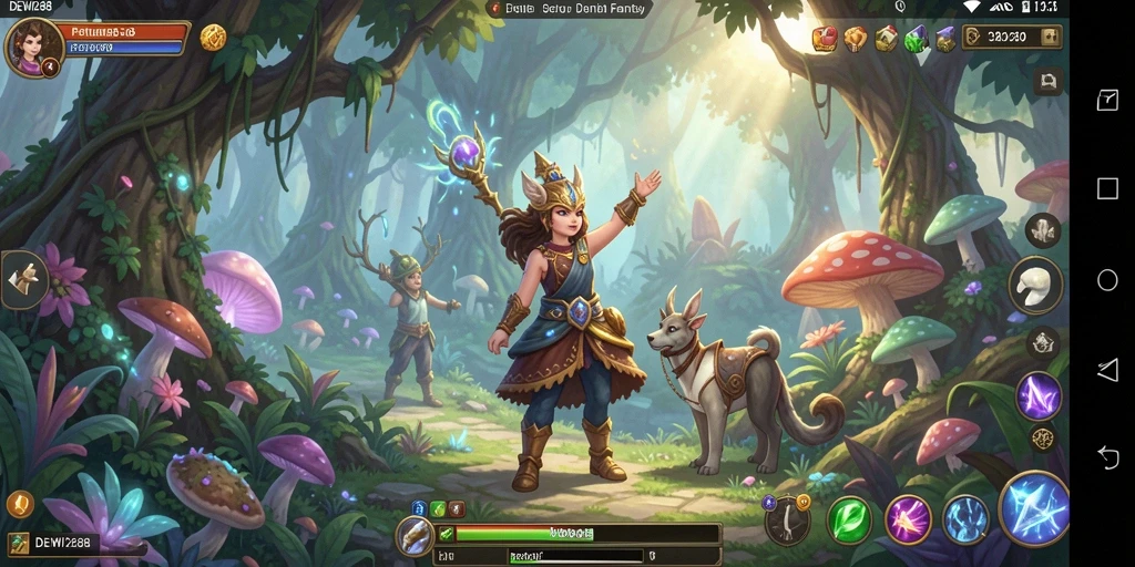 Tampilan gameplay petualangan mendebarkan di DEWI288.