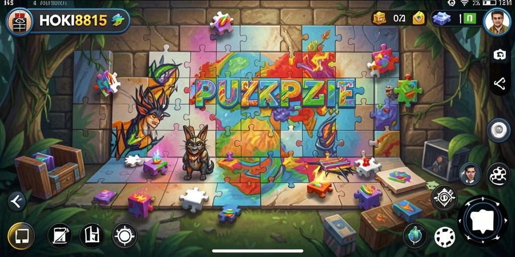 Tampilan gameplay HOKI8815 yang menyenangkan dan menarik.