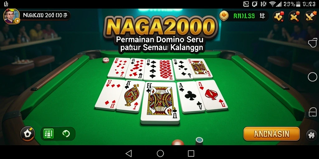 Tampilan gameplay yang menarik dari NAGA2000 dengan Domino.