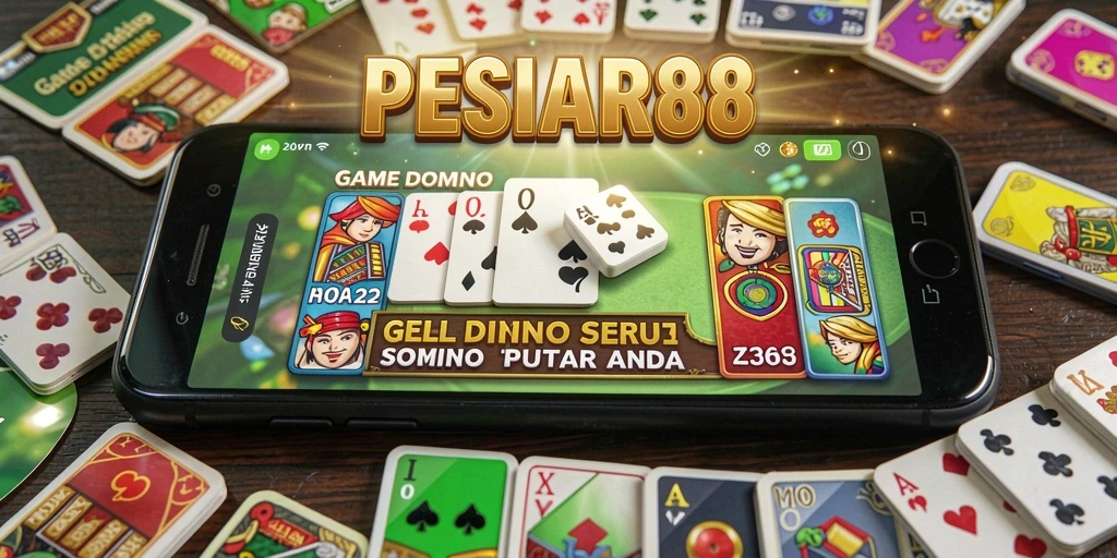 Tampilan menarik gameplay PESIAR88 saat bermain Domino.