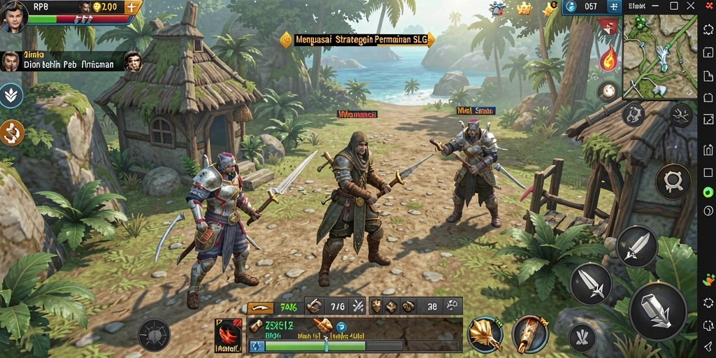 Tampilan gameplay RP8 yang menarik dan strategi mendalam.