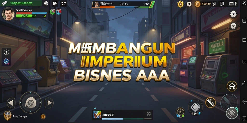 Tangkapan layar SIP33 menampilkan pembangunan bisnis yang dinamis dan menarik.