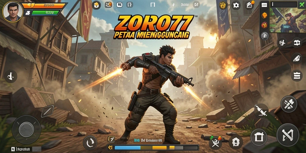 Gameplay intens ZORO77 dengan pertarungan mendebarkan.
